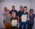 Bild: Bild: nib
Der Verein gratulierte den erfolgreichen Jugendlichen des Vereins. Das Bild zeigt von links Markus Schwaiger, Christine Schleicher, Scheuerer, Christine Kölbl, Christian Ziegler, Johannes Kölbl und Anna Schwaiger.