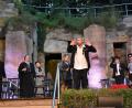 Bild: rgr
Die Akteure des LTO (Landestheater Oberpfalz) brillieren im Stück "Jedermann", das auf der Naturbühne am Schönberg aufgeführt wurde.