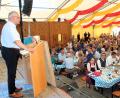 Bild: stg
Joachim Herrmann sprach am Freitagabend auf dem Kemnather Wiesenfest