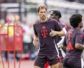 Bild: David Inderlied
Leon Goretzka trainiert bei den Bayern nur noch.