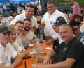 Bild: knh
Einheitlich gekleidet nahmen die jungen Spieler des Fußballvereins am Bürgerfest teil.