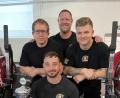 Bild: bim
Die Mannschaft des AC Amberg: (von links) Franz Graaf, Florian Stubenvoll, Claus Piechatzek und Felix Brehmstaler.