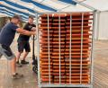 Bild: Gabi Schönberger
Nach vier Tagen Feststimmung heißt es nun Anpacken und Aufräumen für den Ländlichen Burschenverein Floß und Umgebung, Veranstalter der diesjährigen Flosser Kirwa.