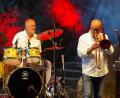Archivbild: Gerd Pöhlmann
Jazz auf Weltniveau bringt der Schlagzeuger Wolfgang Haffner – hier mit Nils Landgren – und sein Trio am 3. September wieder auf die Luisenburg in Wunsiedel.