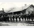 Bild: Heimatkundlicher Arbeitskreis Waidhaus
Am 16. August 1900 ist die Einweihung des Waidhauser Bahnhofs erfolgt.