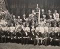 Bild:  Archiv Männergesangverein Wirbenz/exb
Der Männergesangverein bei seinem 100-jährigen Jubiläum 1955.