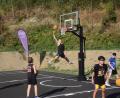 Bild: fz
Dunking mit Akrobatik auf dem 3x3 Basketballfeld.