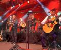 Bild:  Amann
Günther Sigl (Zweiter von links) und Barny Murphy (rechts) sind die Gesichter der Spider Murphy Gang, die seit 47 Jahren mit Rock ’n’ Roll aus Bayern tourt