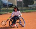 Bild: kro
Doris Scharnagl-Lindinger spielt beim SV Mitterteich Rollstuhltennis.