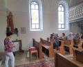 Bild: bey
Rosi Hösl schildert den Besuchern beim "Tag des offenen Denkmals" die Geschichte der Bergkirche von der Entstehung bis zum Jetztzeit.