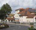 Bild: kek
Der wuchtige Anbau an der Rückseite des ehemaligen Hotels Goldner Löwe (Bildmitte) wird vermutlich noch in diesem Winter abgerissen.