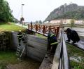 Bild: Hájek Ondøej/CTK/dpa
Entlang der Flüsse in Tschechien haben sich die Menschen auf Hochwasser vorbereitet.