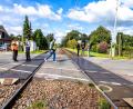 Bild: Arnulf Stoffel/dpa
Unfall auf dem Weg zur Schule: Eine 14-Jährige starb an einem Bahnübergang