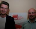 Bild: gsp
David Mandrella (links) und Holger Joschko (rechts) sind die beiden Bewerber der SPD aus Amberg und Amberg-Sulzbach für das Direktmandat bei der Bundestagswahl 2025.