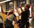 Bild: ham
Jaroslav Strejk (hinten links) gelingt ein Zuspiel auf Christian Held: Die Handballer der HSG Nabburg-Schwarzenfeld standen gegen die HG Amberg dennoch auf verlorenem Posten.