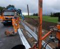 Bild: le
Es geht in die Endphase. Noch in diesem Jahr kann die Teilstrecke der Staatsstraße 2181 von Floß zum Ortsteil Schlattein für den Verkehr freigegeben werden. Derzeit werden die Leitplanken an den Straßenrändern, vorrangig in Höhe des Ortsteiles Geiermühle, gesetzt.