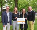 Bild: Sonja Wiesel/OTH Amberg-Weiden
Sie bilden an der OTH Amberg-Weiden das MINTeGreat-Projektteam (von links): Professor Frank Späte, Bianca Seidel, Luisa Hoffmann und Dr. Annabelle Wolff.