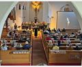 Bild: Josef Daubner/exb
Gut gefüllt war die Kirche beim Konzert des ukrainischen Chorprojekts.