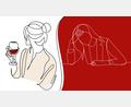 Bildmontage: Marina Gube/MuhammadZulfan, Nina - stock.adobe.com
Mit 20 trank Anna (Name von der Redaktion geändert) regelmäßig ein Glas Wein am Wochenende mit Freunden. Als sie sich dann in der Gastroszene selbstständig machte, konsumierte sie fast täglich.
