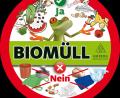 Bild: Stadt Amberg, Pressestelle
So sieht der Aufkleber aus, der in Amberg auf die Biotonnen geklebt werden kann. Dadurch sollen Verwechslungen mit der Restmülltonne verhindert werden.