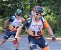 Bild: zmr
Peter Gruhle (vorne) und Ralph Zimmermann gaben beim Hope-Cup den Ton an.