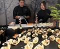 Bild: san
Auch die Sushi wurden live zubereitet.