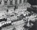 Bild: Archiv  Kloster Waldsassen/exb
Bei der Grundsteinlegung für die neue Klosterkirche am 13. Juli 1923 waren viele Ordensschwestern dabei