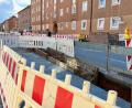 Bild: Gabi Schönberger
Die Baustelle in der Prinz-Ludwig-Straße bleibt noch einige Zeit.