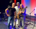 Bild: Tanja Dandorfer/ exb
Michael "Dandy" Dandorfer und Sebastian Birner (von rechts) laden zu einer offenen Jazz-Session in den Club LaVida in Amberg. Links: Manuel Haas (Saxofon)