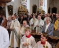 Bild: do
Das Rosenkranzfest gehört zu den Hochfesten der Speinsharter Prämonstratenser. Höhepunkt ist der Festgottesdienst in der Klosterkirche. Unser Bild zeigt den Einzug der Klostergemeinschaft und des liturgischen Dienstes
