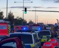 Bild: vifogra/dpa
Auf der Nibelungenbrücke in Regensburg gab es am Montag einen Unfall mit zwei Linienbussen.