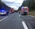 Bild: wro
Der Unfall passierte gegen 16 Uhr an der Anschlusstelle Wiesau in Fahrtrichtung Regensburg.