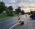 Bild: kaz
Auf der Bundesstraße 22 in Schönreuth stehen derzeit zwei Ampeln. Ab der kommenden Woche sollen sie bei Bedarf eingeschaltet werden.