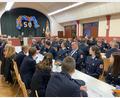 Bild: aub
Vor der Blaulichtparty fand in der TV-Halle ein Festakt zum Jubiläum statt.