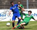 Bild: Schwarzmeier
Josef Rodler (links/Szene aus dem Spiel gegen den FC Ingolstadt II) musste bei der Niederlage in Abtswind ausgewechselt werden.