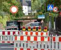 Archivbild: Stephan Huber
Im September wurden am Mariahilfbergweg Leitungen verlegt, jetzt ist die Baustelle etwas weiter bergauf gewandert, in die Marienstraße.