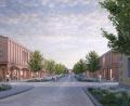 Bild: Architekturbüro Brückner/exb
Enorm verändern soll sich die Bahnhofstraße als Eingangstor zur Stadt Tirschenreuth, wenn die Pläne von Architekt Peter Brückner in Zusammenarbeit mit der Stadt Tirschenreuth und dem Weidener Investor W.I.V. verwirklicht werden. Bei der Präsentation des Projekts stellte Peter Brückner auch Visualisierungen der späteren Gestaltung vor.