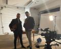 Bild: Steindl/exb
Der Oberviechtacher Paul Steindl (rechts) und Komparsen-Kollege Johannes Fickel bei einem Dreh für die Sendung Galileo.