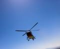 Bild: Philipp von Ditfurth/dpa
Der Verunglückte wurde mit einem Hubschrauber ins Krankenhaus gebracht. (Symbolbild)