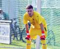 Archivbild: Hubert Ziegler
Nico Fischer, der Torhüter des 1. FC Schlicht, will auch gegen den FC Wernberg seinen Kasten sauber halten.