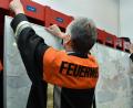 Bild: Stephan Huber
Die Fahrzeughalle der Feuerwehr wird zur "Notfallzentrale", wenn es in Schnaittenbach zum Katastrophenfall kommt. Die große Karte, die vor die Spinde gehängt wird, erleichtert dann den Überblick.