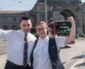 Bild: Andreas Neuer – VAG
Sascha Marquardt und Daniela Mebold aus Nürnberg gehören zu den beliebtesten Busfahrern Deutschlands.