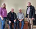 Bild: Manfred Haberzeth
Bei der Geburtstagsfeier anwesend waren (von links): Anita Heßler, 2. Bürgermeisterin von Grafenwöhr, Hans Dagner, ehemaliger Arbeitskollege, Martin Hottner und Manfred Haberzeth, Seniorenvorsitzender Verdi-Oberpfalz.