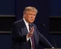 Bild: Patrick Semansky
Der Republikaner Donald Trump hat nach Erhebungen und Prognosen amerikanischer Medien die Präsidentschaftswahl in den USA gewonnen.