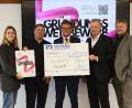 Bild: Verena Fitzgerald/exb
Die Wirtschaftsförderung Amberg und die VR Bank Amberg-Sulzbach eG rufen ambitionierte Gründer auf, ihre Geschäftsideen beim ersten Amberger Gründungswettbewerb einzureichen. Von links: Mirjam Dettling, Thomas Retzer, Andreas Reindl, Martin Sachsenhauser, Karlheinz Brandelik.