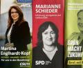 Archivbild: Gerhard Götz
Plakate dreier Oberpfälzer Bundestagsabgeordneten für die Bundestagswahl 2021: Bald werden wohl wieder viele Plakate der Parteien in der Oberpfalz hängen, wenn es wirklich zu Neuwahlen kommt.