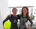 Bild: sil
Gabi Keck (rechts) und Tamara Zeltner vom CIS Amberg freuen sich über ihre Platzierungen bei der Multisport-WM in Malaga.