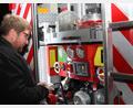 Bild: wro
Zweiter Kommandant Benedikt Scholz (Bild) hat sich in die neue Technik bereits eingearbeitet.