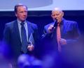 Bild: Axel Heimken/dpa
Der frühere Sportreporter Dieter Adler (r) ist gestorben.
