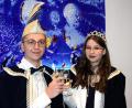 Bild: wro
Das neue Prinzenpaar der Wiesauer Faschingsgesellschaft Weiß-Blau kommt aus Erbendorf: Leonie I. und Justin I..